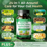 GREENPEOPLE Multi-Enzyme a daily routine Capsules opened bottle