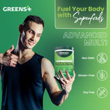 Greens+ Advanced Multi Raw Super Greens Blend 266g ingredients list
