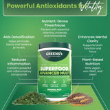 Greens+ Advanced Multi Raw Super Greens Blend 266g packaging
