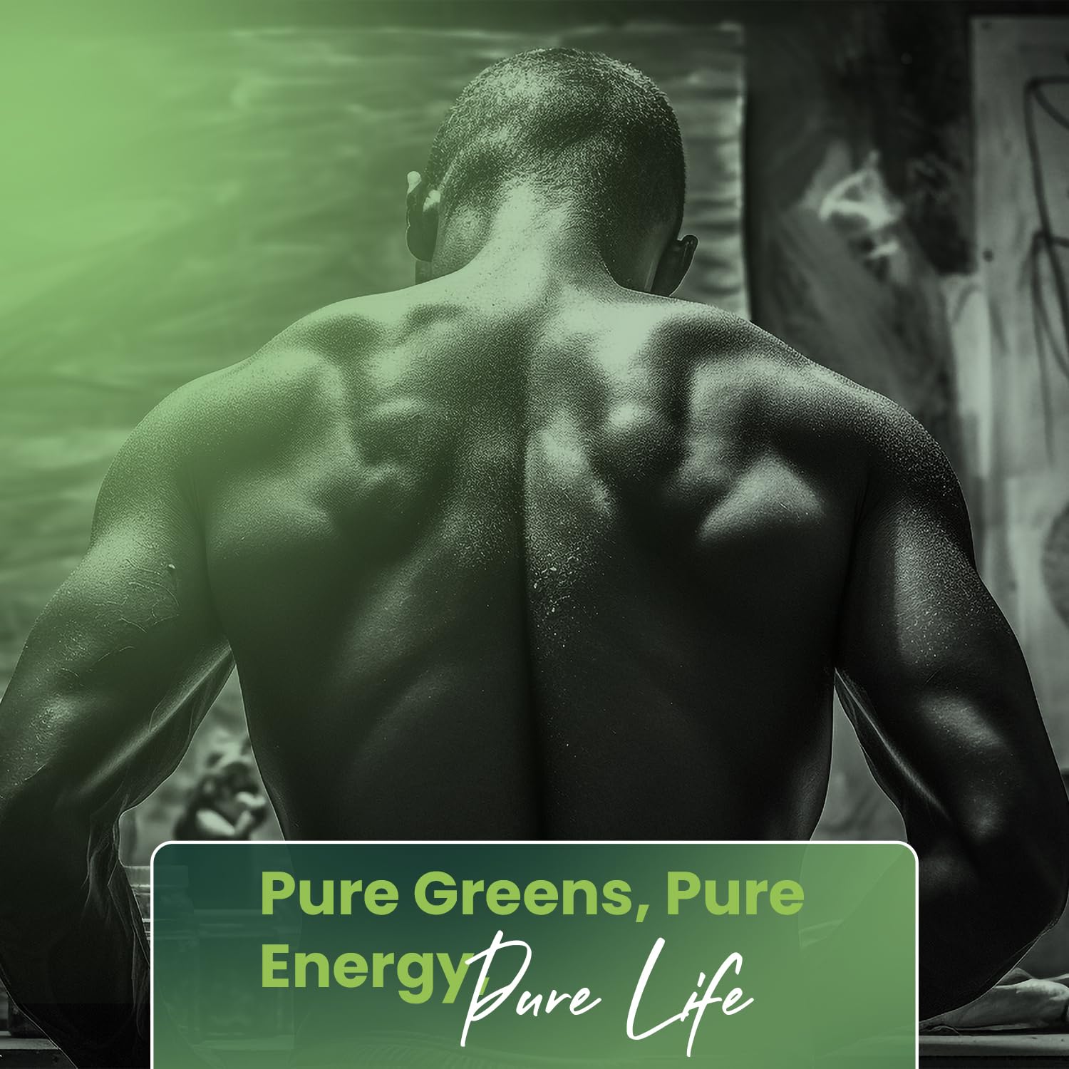 Greens+ Advanced Multi Raw Super Greens Blend 266g side view