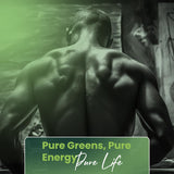 Greens+ Advanced Multi Raw Super Greens Blend 266g side view