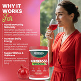 Greens+ Organic Superfood Reds Powder nutritional information