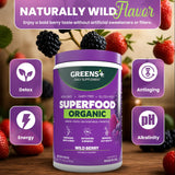Greens+ Organic Superfood Wild Berry lifestyle scene
