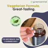 Greensential Heart-Shaped Biotin Gummies 5000mcg ingredients list