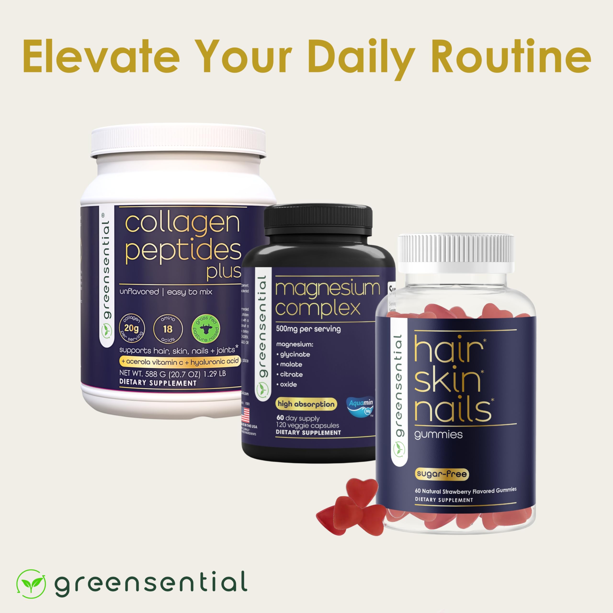 Greensential Heart-Shaped Biotin Gummies 5000mcg lifestyle scene