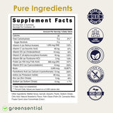 Greensential Heart-Shaped Biotin Gummies 5000mcg packaging