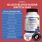 GREENVIFY Gluco Blood Sugar Support Capsules bottle with label