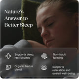 Greenworks Nature's Rest melatonin-free sleep aid packaging details