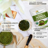 Grenera Organic Moringa Powder in a smoothie bowl