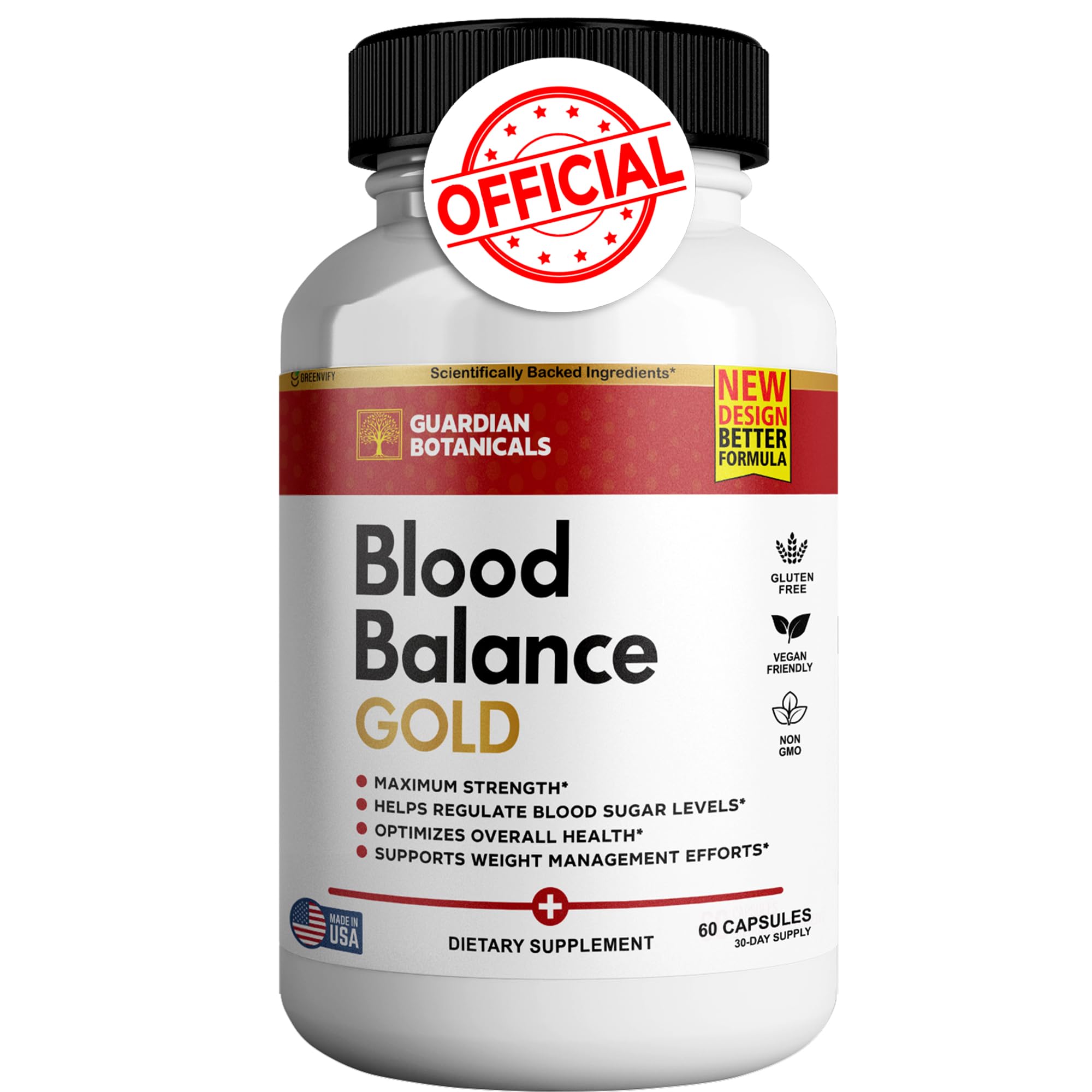 GRENVIFY Blood Balance Capsules 60 Count front view