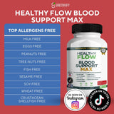 GRENVIFY Healthy Flow Blood Support Max bottle with label