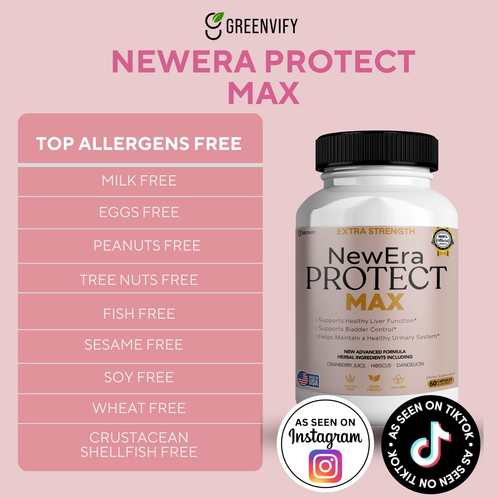 GRENVIFY Protect Max capsule close-up showing size and colour