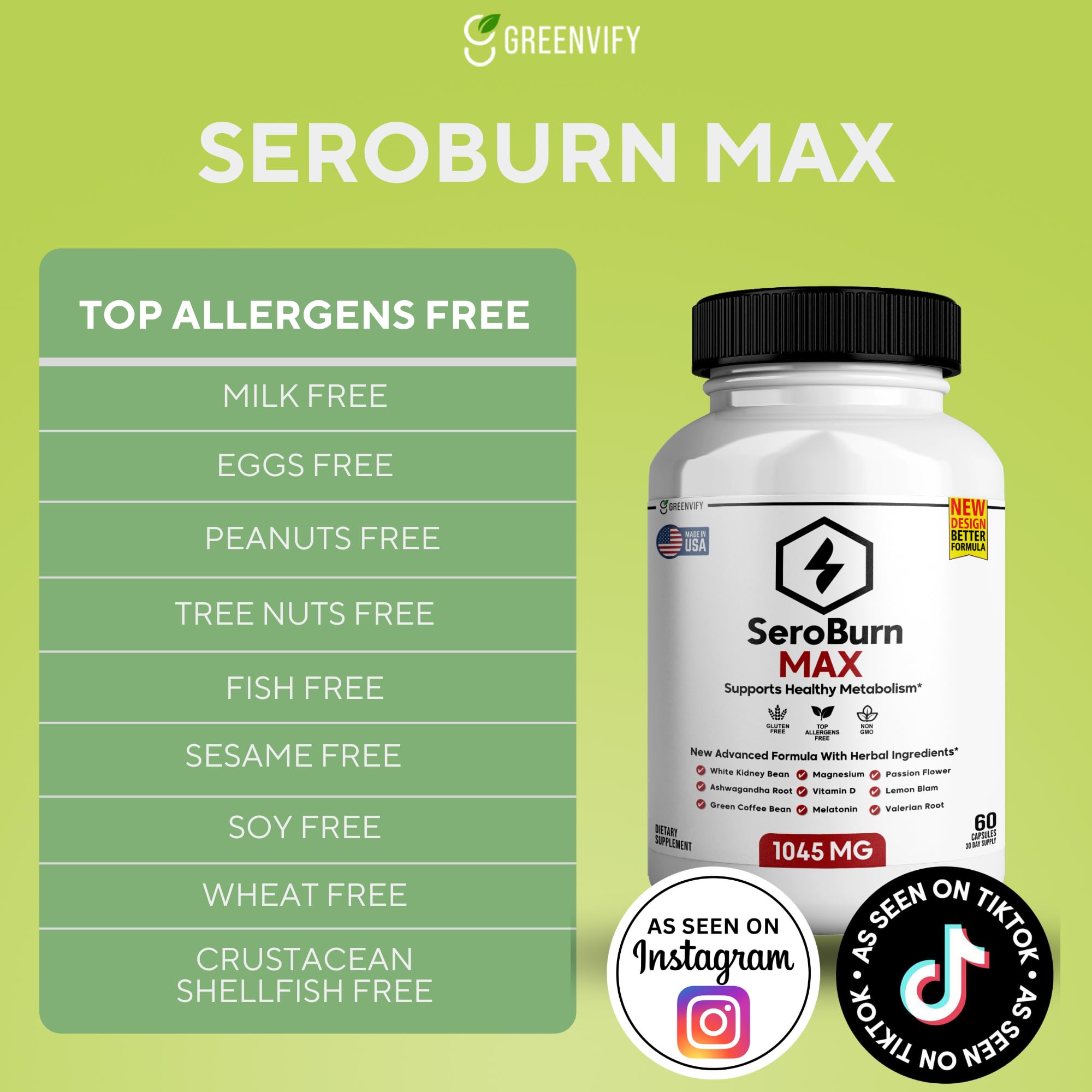 GRENVIFY SeroBurn Max 60 Capsules side view
