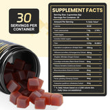 Grevol Shilajit Gummies back view of packaging