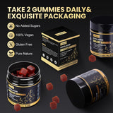 Grevol Shilajit Gummies in a hand for size reference