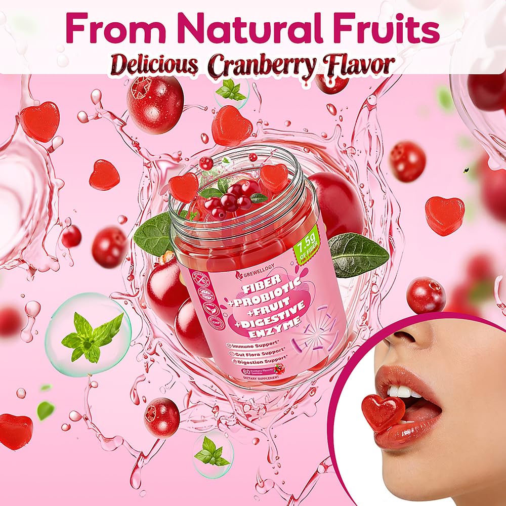 Grewellogy daily Fiber Gummies in a lifestyle setting