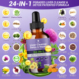 Grewellogy Milk Thistle Liquid Drops 60ml bottle with dropper