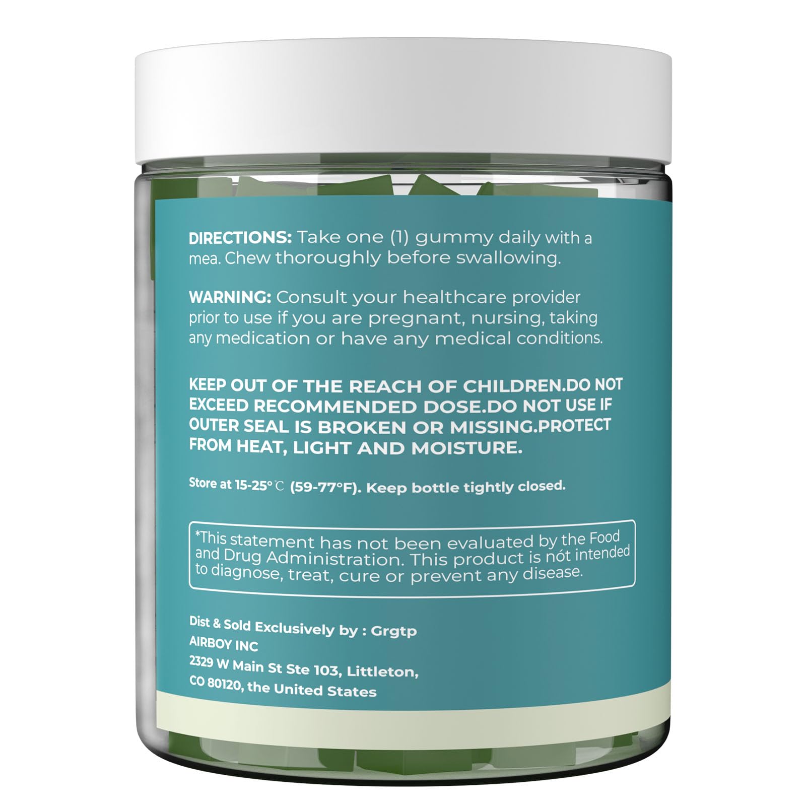 GRGTP 16-in-1 gummies with premium ingredients