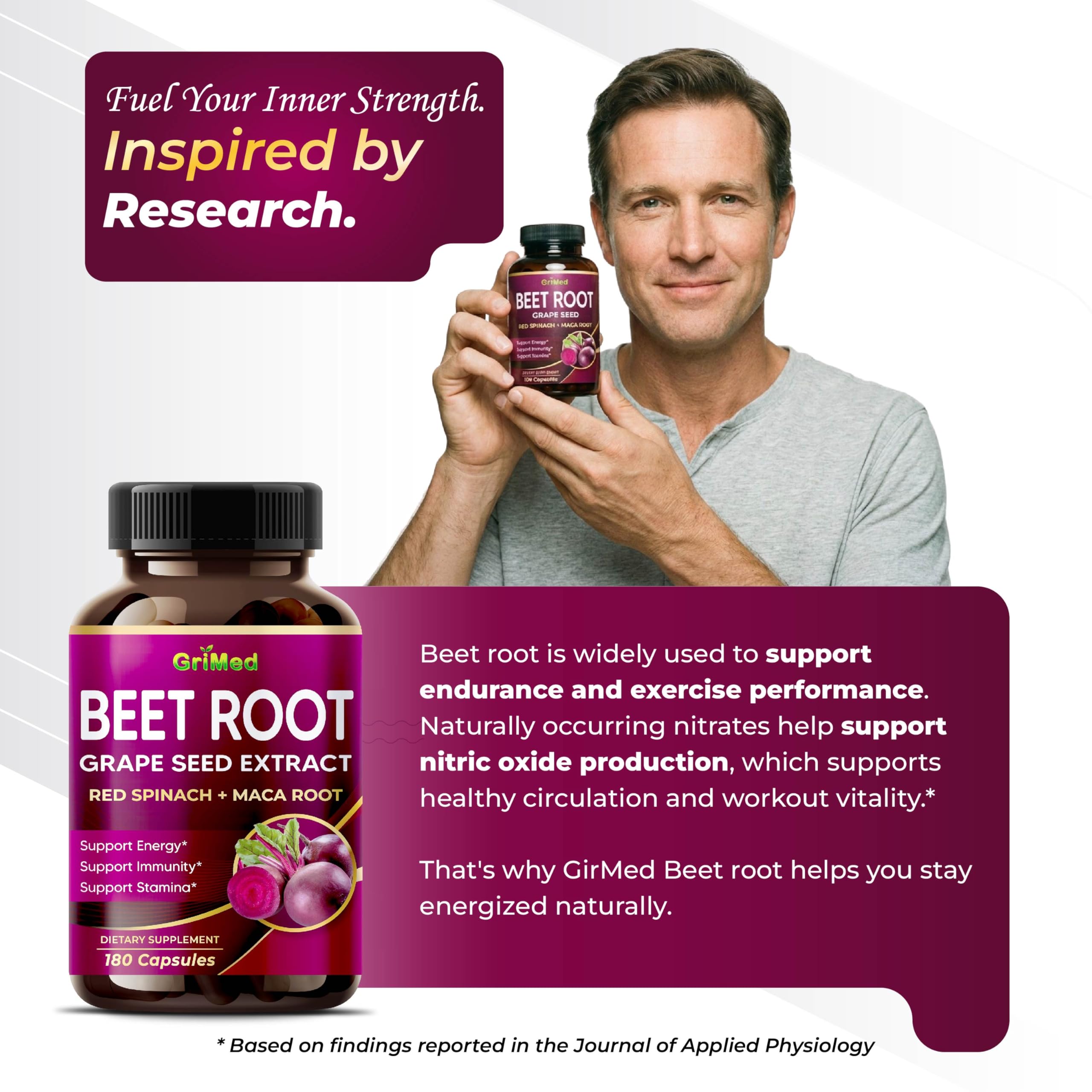 GriMed Beet Root Capsules ingredients list