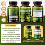GriMed Citrus Bergamot capsules in hand
