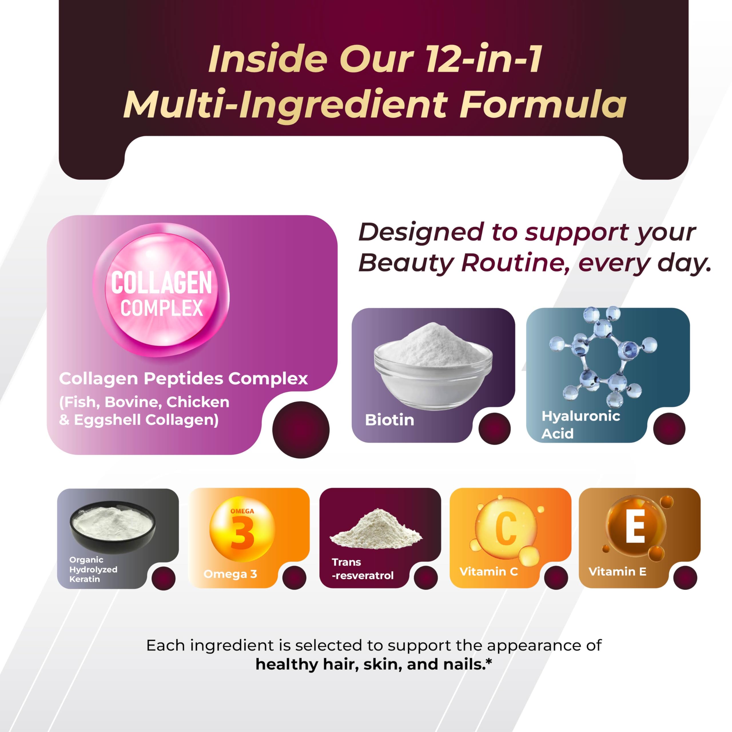 GriMed Collagen Peptides Complex on a kitchen counter