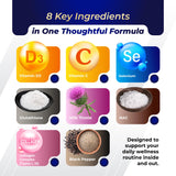 GriMed Glutathione Supplement bottle with dosage instructions