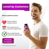 GriMed Quercetin bottle side view showing supplement facts