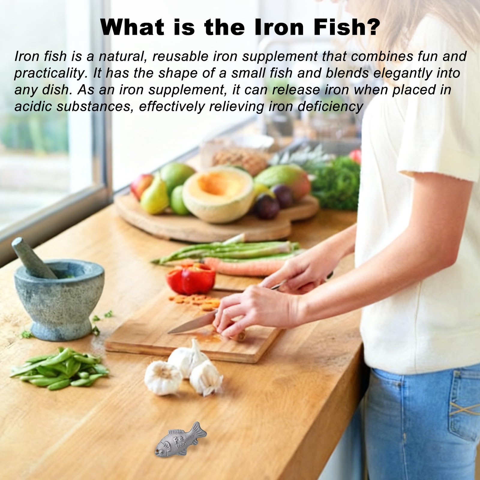 Grngven Iron Fish in a pot of soup during cooking
