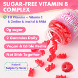 GrnLife B Complex Gummies bottle back view with dosage details