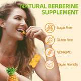 GrnLife Berberine Gummies bottle with a hand