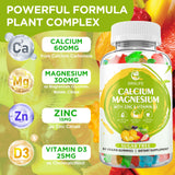 GrnLife Calcium Magnesium Zinc Gummies packaging side view
