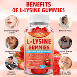 GrnLife L-Lysine Gummies 1000mg close-up of gummies
