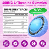 GrnLife L-Theanine Gummies 400mg side view showing gummy texture