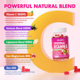 GrnLife Liposomal Vitamin C Gummies 1000mg gummies on a table