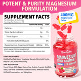 GrnLife Magnesium Oxide Gummies 400mg gummies close-up