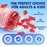 GrnLife Omega-3 Gummies lifestyle shot with fresh fruits