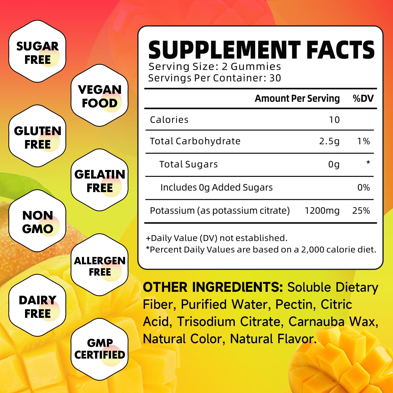 GrnLife Potassium Citrate Gummies 1200mg packaging