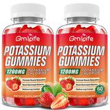 GrnLife Potassium Gummies 1200mg front view with packaging