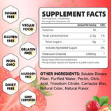 GrnLife Potassium Gummies 1200mg side view showing gummy texture