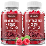GrnLife Red Yeast Rice Gummies with CoQ10 1200mg front view