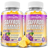 GrnLife Saffron Gummies front view with packaging