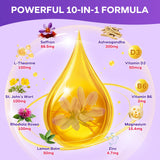 GrnLife Saffron Gummies nutritional information label