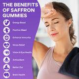 GrnLife Saffron Gummies with Vitamin D3 and B6