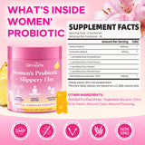 GrnLife Women's Probiotic Gummies close-up of gummies showing texture