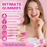 GrnLife Women's Probiotic Gummies on a wooden table with tropical decor