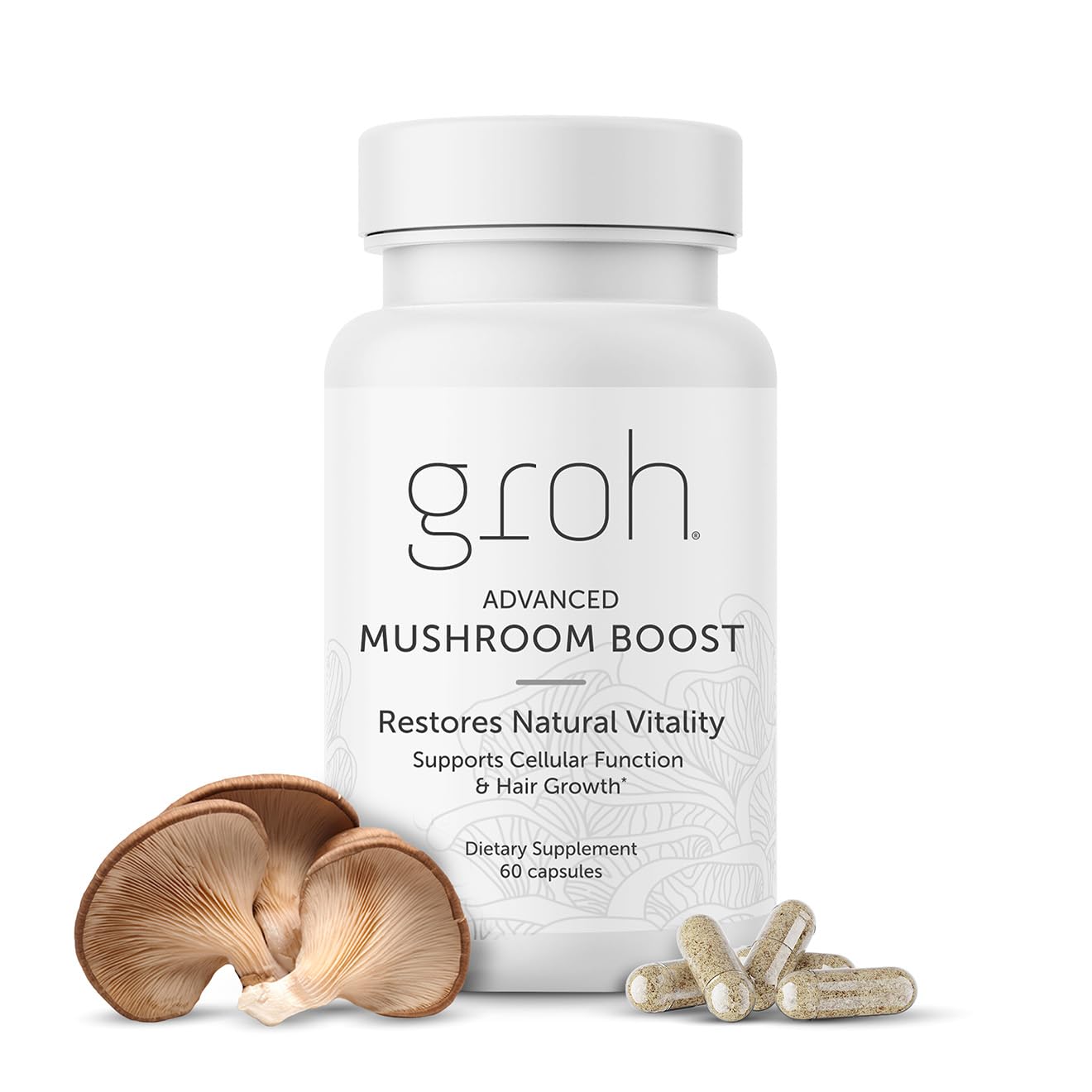 GROH All-Natural Blended Vitamin & Mineral Supplement front view