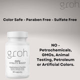 GROH All-Natural Blended Vitamin & Mineral Supplement ingredients list