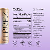 Group of BREZ Flow Adaptogenic Drink cans in a cooler