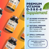 grow vitamin D3 & K2 Capsules 10,000 IU ingredients list