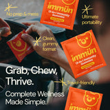 Grüns Immün Daily daily wellness Gummies 240g on a table